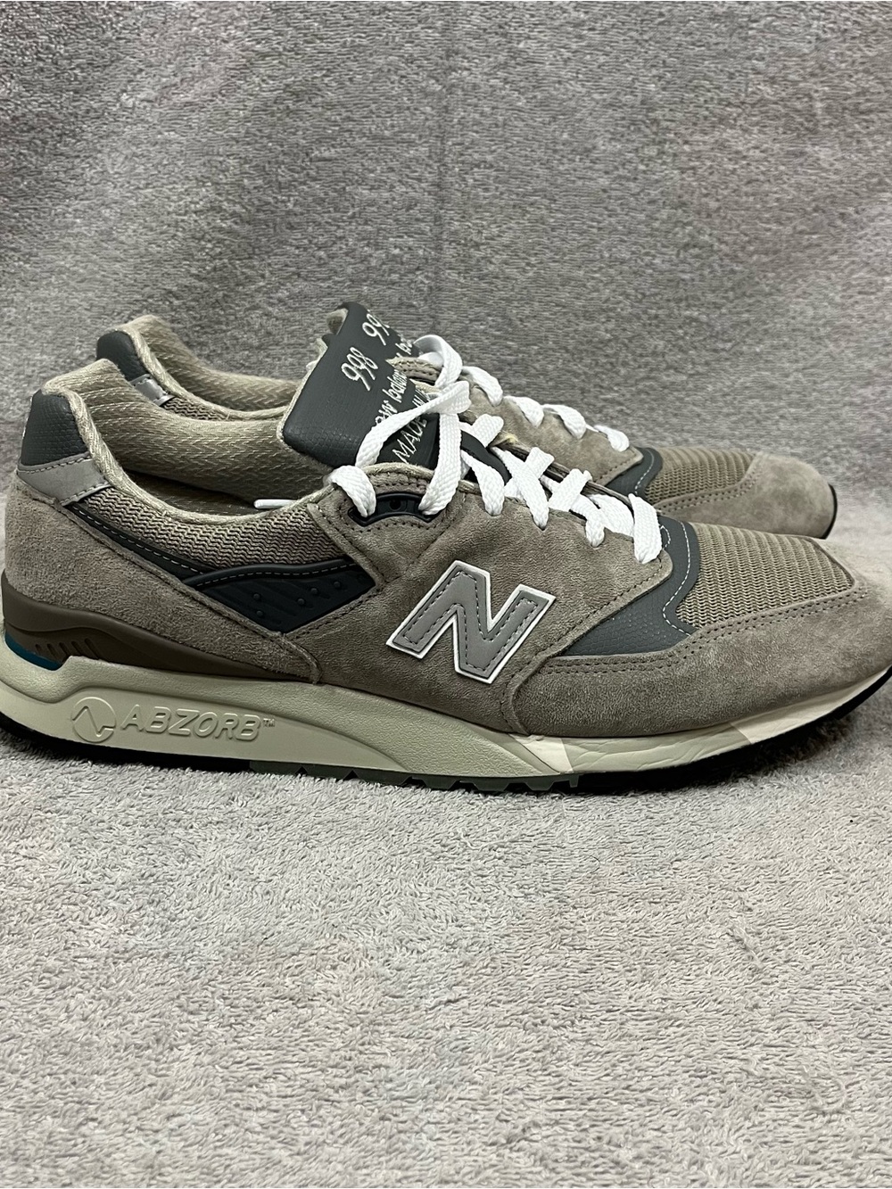 New Balance 998 Gray 998GR - Made In USA - Men’s US 13 (D)